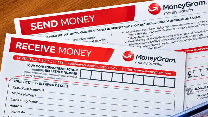 اطلاعات و مدارک لازم برای ارسال حواله MoneyGram