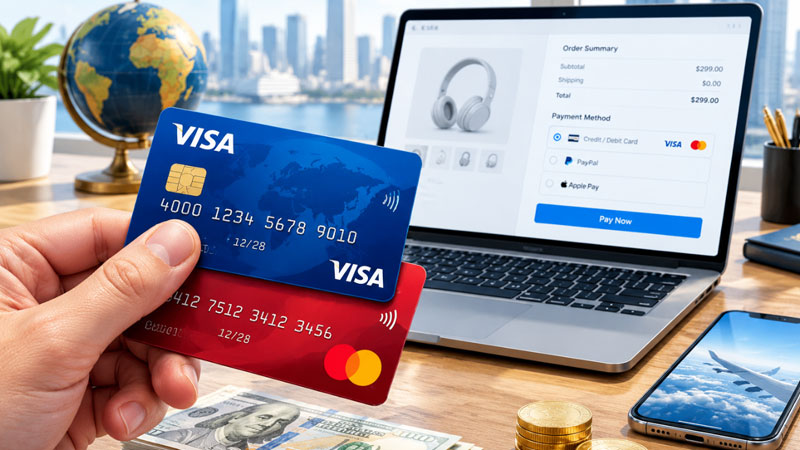 در چه سایتهایی میتوانید با ویزا و مسترکارت خرید کنید؟